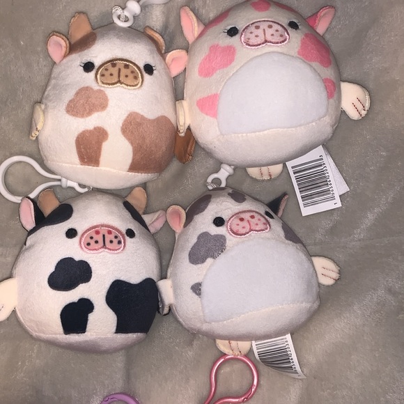 Seacow squishmallow clip bundle of 7 all NWT - Picture 4 of 5